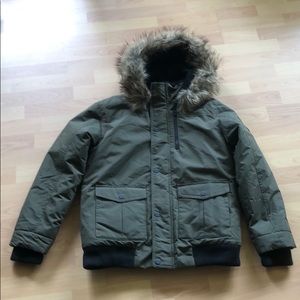 Michael Kors Jacket with Faux Fur Hood size 14/16